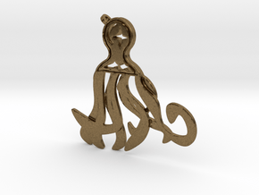 Midnight Octopus in Natural Bronze