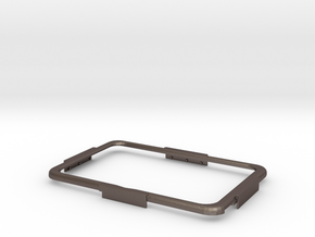 Toughpad Case - Top in Polished Bronzed Silver Steel