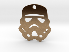 Imperial Stormtrooper Pendant in Natural Brass