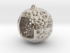 PA Ball V201 D14Se4939 in Rhodium Plated Brass