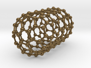 0078 Carbon Nanotube Capped (6,6) in Natural Bronze