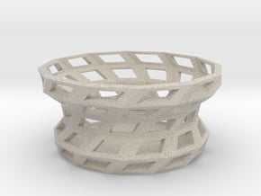 Twisted shapes bowl in Natural Sandstone