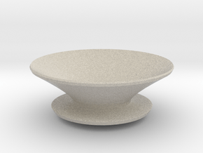 Round fruit bowl in Natural Sandstone
