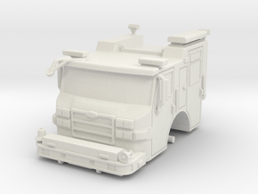 Vehicle-016-cab-hollow 1-64 in White Natural Versatile Plastic