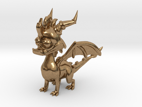 Spyro the Dragon - 5cm Tall in Natural Brass