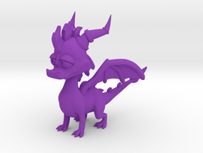 Spyro the Dragon - 5cm Tall in Purple Processed Versatile Plastic