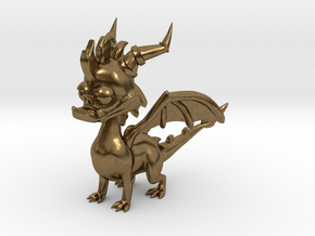 Spyro the Dragon - 5cm Tall in Natural Bronze