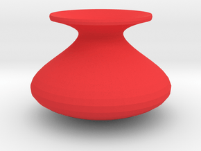 Standard shape vase in Red Processed Versatile Plastic