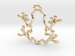 Peeper The Frog in 14K Yellow Gold