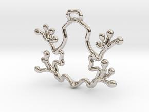 Peeper The Frog in Rhodium Plated Brass