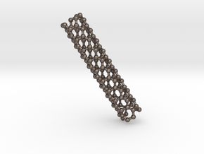 Carbon Nanotube in Polished Bronzed Silver Steel
