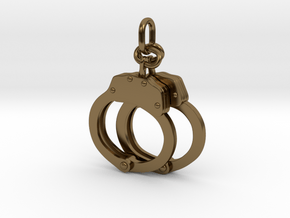 Handcuffs in Polished Bronze