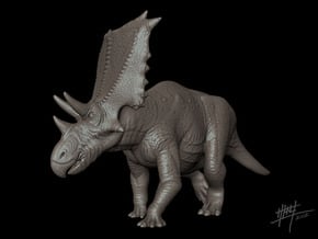 Chasmosaurus Belli 1/40 in Tan Fine Detail Plastic