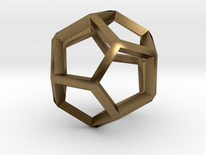 3D Honeycomb  in Natural Bronze