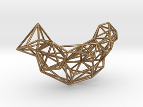 Mesh Necklace no.1 in Natural Brass