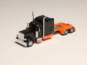 1:160 N Scale Peterbilt Custom 389 Tractor in Tan Fine Detail Plastic