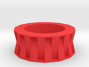 3d rectangles pattern  in Red Processed Versatile Plastic