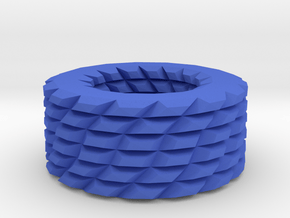 Shapes pattern bracelet in Blue Processed Versatile Plastic