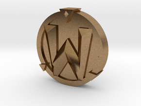 WoW Token in Natural Brass