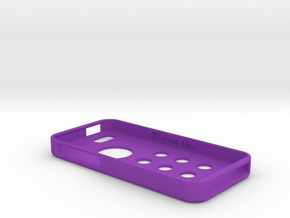 3DSurround - iPhone 5c in Purple Processed Versatile Plastic