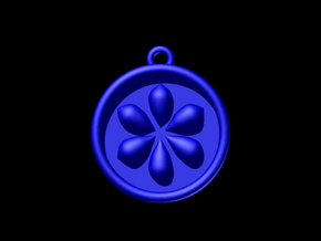 Zelda Ocarina Of Time Water Medallion in Blue Processed Versatile Plastic