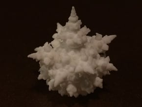 Amazing Fractal Bulb - mini in White Natural Versatile Plastic