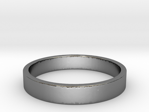 Simple and Elegant Unisex Ring | Size 5.5 in Polished Silver