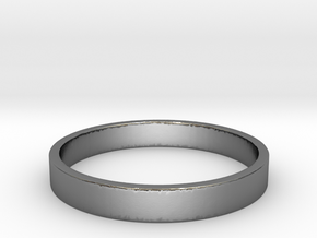 Simple and Elegant Unisex Ring | Size 9 in Polished Silver