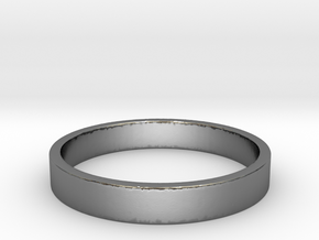 Simple and Elegant Unisex Ring | Size 7 in Polished Silver