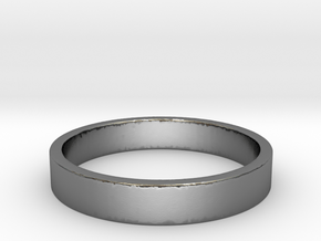 Simple and Elegant Unisex Ring | Size 5 in Polished Silver