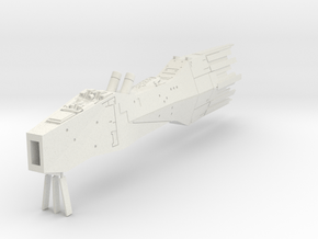 LoGH Alliance Battleship 1:3000 (Part 2/2) in White Natural Versatile Plastic