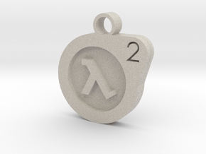 Half-life Pendant in Natural Sandstone