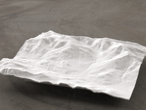 6'' Mt. Washington, NH, USA in White Natural Versatile Plastic