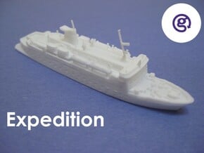 MS Expedition (1:1200) in White Natural Versatile Plastic