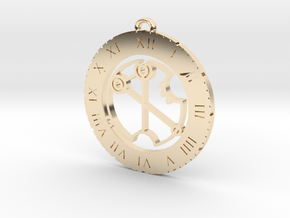 Virginia - Pendant in 14k Gold Plated Brass