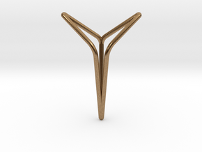 YOUNIVERSAL Y6, Pendant. Elegance in Motion in Natural Brass