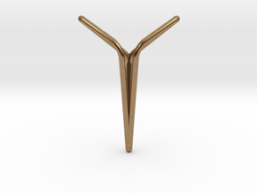 YOUNIVERSAL Y5, Pendant. Elegance in Motion in Natural Brass