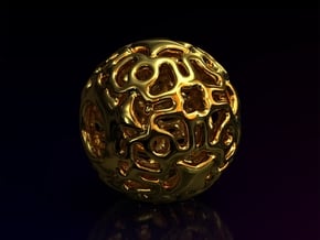 PA Ball V1 D14Se492 in 18k Gold Plated Brass