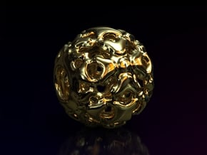 PA Ball V1 D14Se4931 in 14k Gold Plated Brass