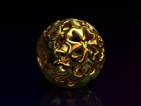 PA Ball V1 D14Se4933 in 18k Gold Plated Brass