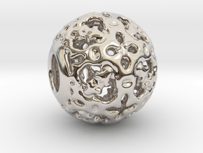 PA Ball V1 D14Se4938 in Rhodium Plated Brass
