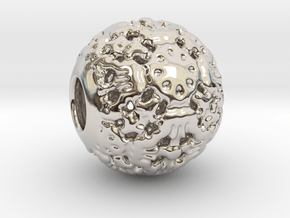 PA Ball V1 D14Se4939 in Rhodium Plated Brass