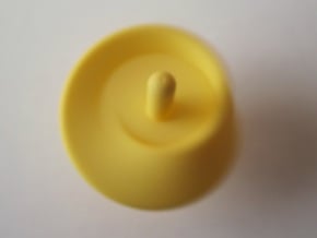 Mobius Top in Yellow Processed Versatile Plastic