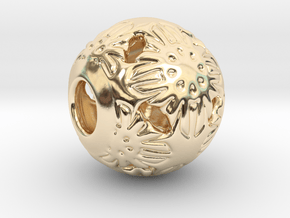 PA Ball V1 D14Se4941 in 14k Gold Plated Brass