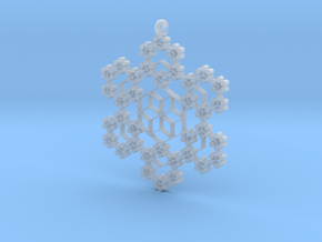 Snowflake in Tan Fine Detail Plastic