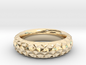 Facet Ring  in 14K Yellow Gold
