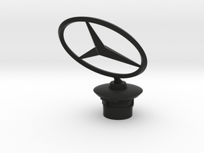 Mercedes Benz Star 45° fixed 2015-03-26 in Black Natural Versatile Plastic