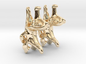 Gummy Earring in 14k Gold Plated Brass