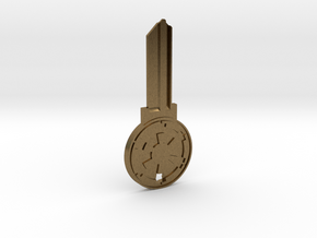 Empire House Key Blank - KW1/66 in Natural Bronze