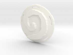 Hearthstone Pendant - Plastic Part Only in White Processed Versatile Plastic